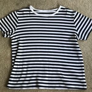 Striped basic T-shirt